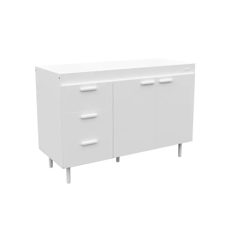 Bajo mesada 120cm BLANCO